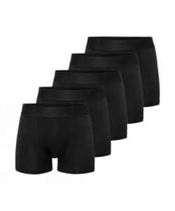 RESTERÃDS 5-pak boxershorts i sort til herre Sort L